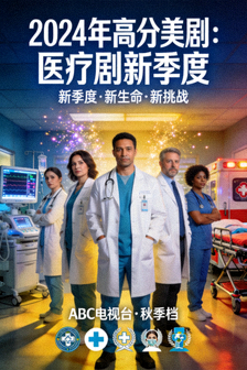 2024年高分美剧海报：医疗剧新季度