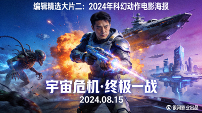 编辑精选大片二：2024年科幻动作电影海报